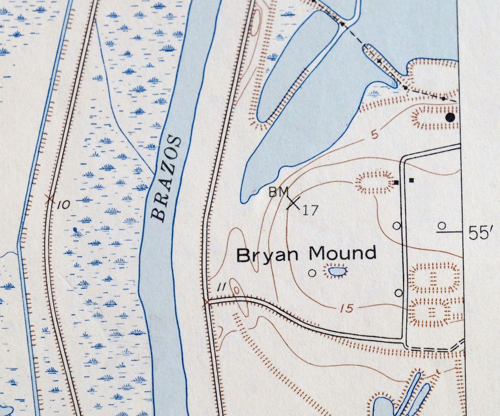 Jones Creek Texas Lake Jackson Freeport USGS Topo Map 1956 - Image 3