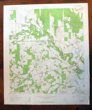 Macdona Texas San Antonio Lackland AFB USGS Topo Map 1959