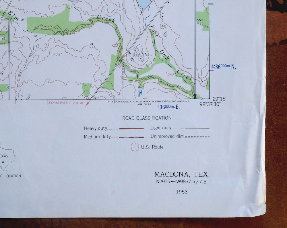 Macdona Texas San Antonio Lackland AFB USGS Topo Map 1959 - Image 7