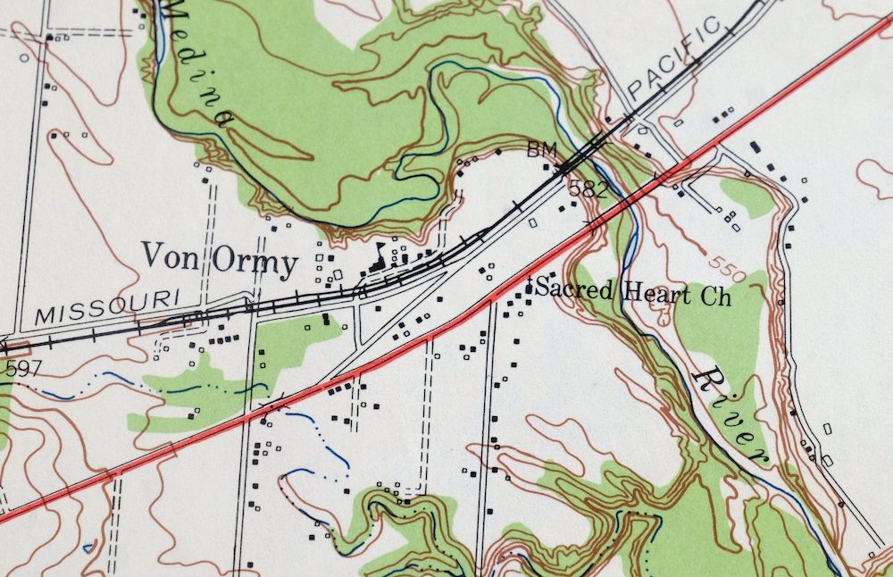 Macdona Texas San Antonio Lackland AFB USGS Topo Map 1959 - Image 4