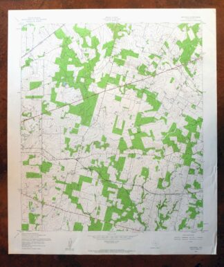 Martinez Texas San Antonio Schertz USGS Topographic Map 1959
