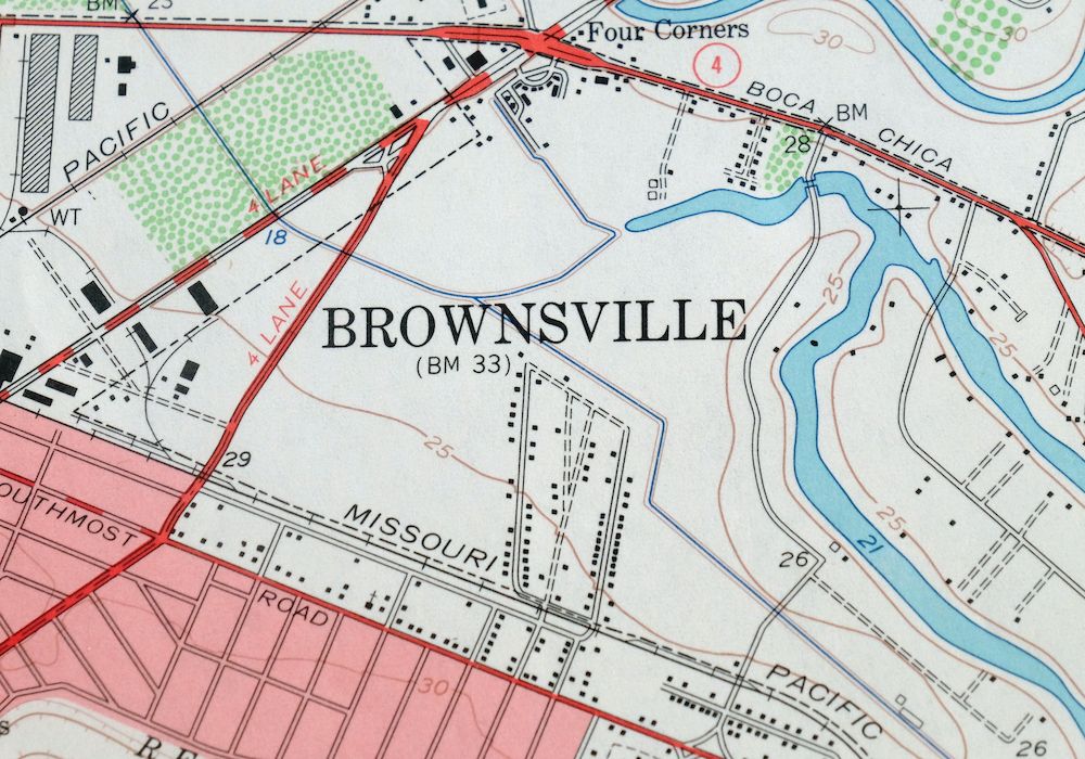East Brownsville Texas Brownsville USGS Topographic Map 1968 - Image 5