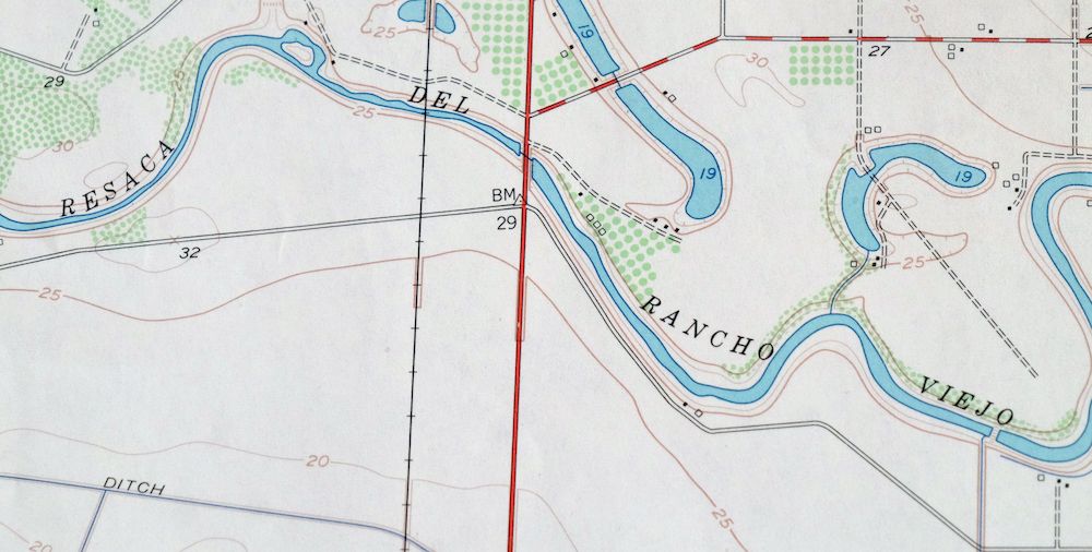 East Brownsville Texas Brownsville USGS Topographic Map 1968 - Image 7