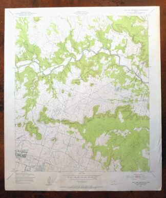 Post Oak Mountain Texas Killeen Fort Hood USGS Topo Map 1953