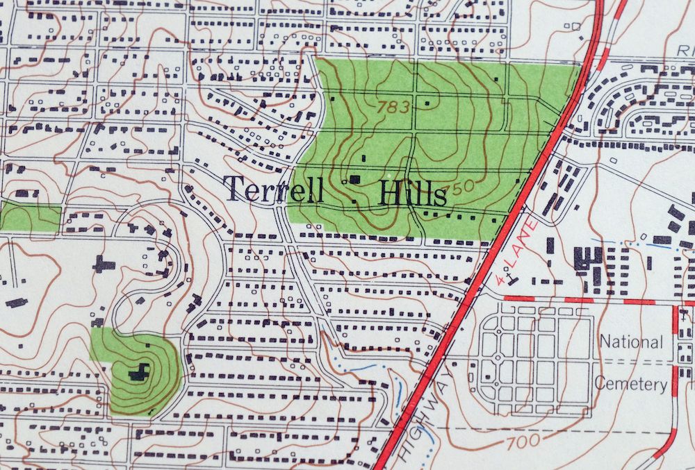 San Antonio East Texas Kirby Olmos Park USGS Topo Map 1959 - Image 6