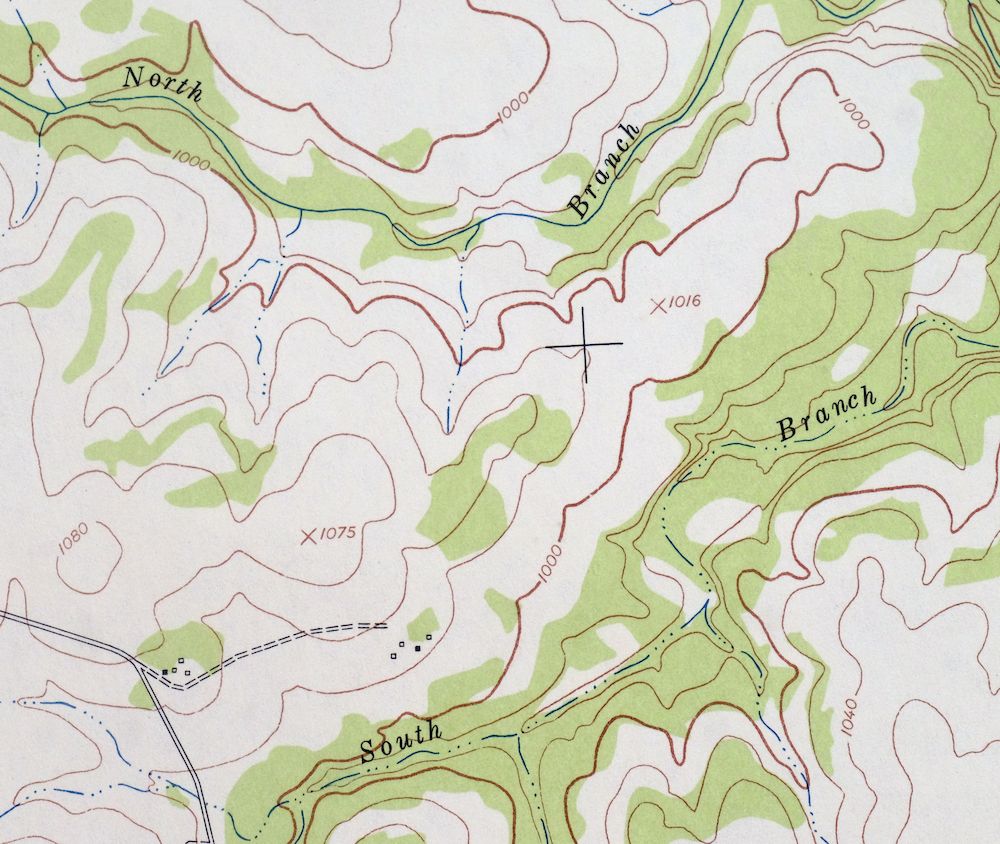 Twin Mountains Texas Copperas Cove USGS Topographic Map 1953 - Image 2