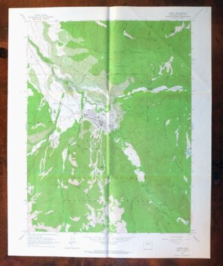 Aspen Colorado USGS 7.5-Min Topographic Map 1964 Vintage