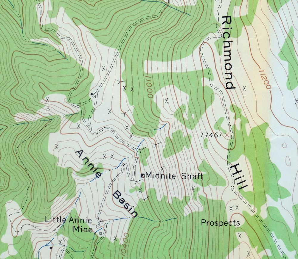 Aspen Colorado USGS 7.5-Min Topographic Map 1964 Vintage - Image 6