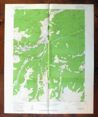 Georgetown Colorado Silver Plume USGS Topo Map 1962 Vintage