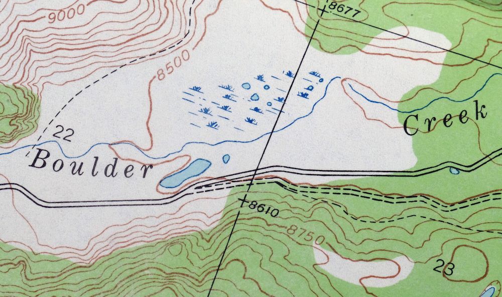 Nederland Colorado Eldora Rollinsville USGS Topo Map 1964 - Image 6