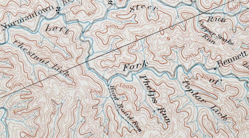 Sutton West Virginia Glenville Elk River USGS Topo Map 1907 - Image 4