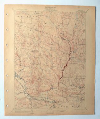 Taberg New York Rome Camden USGS 15-Min Topographic Map 1912