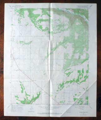 Yellow Jacket Colorado Lewis USGS Topo Map 1968 Vintage