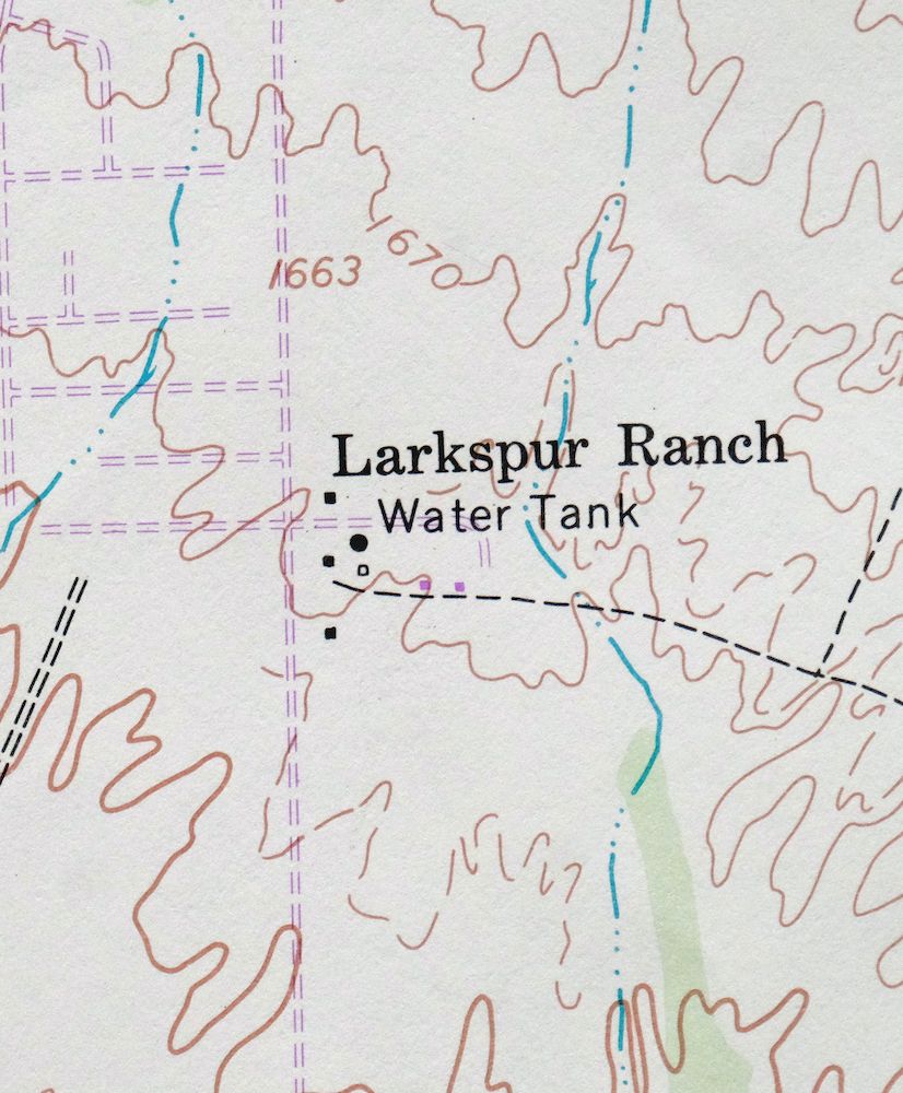 Apache Junction Arizona Tonto NF Mesa USGS Topo Map 1975 - Image 2