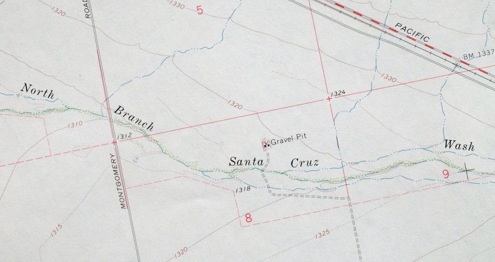 Casa Grande West Arizona USGS 7.5-Min Topo Map 1967 Vintage - Image 5