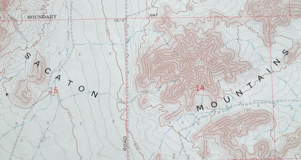 Casa Grande West Arizona USGS 7.5-Min Topo Map 1967 Vintage - Image 4