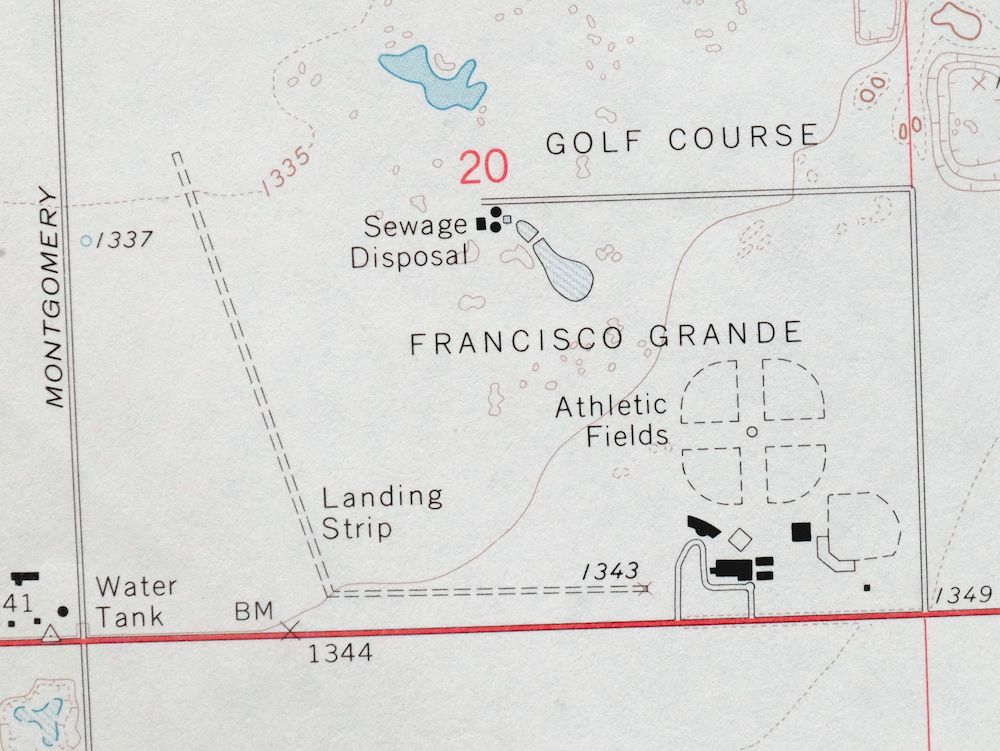 Casa Grande West Arizona USGS 7.5-Min Topo Map 1967 Vintage - Image 3