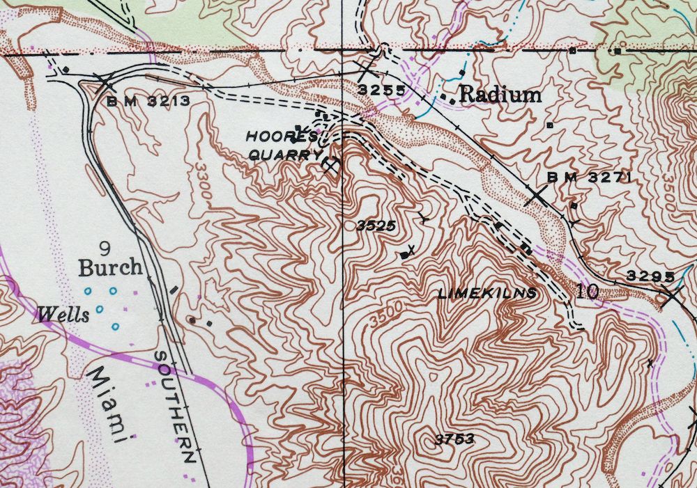 Globe Arizona Miami Claypool USGS Topo Map 1982 Vintage - Image 5