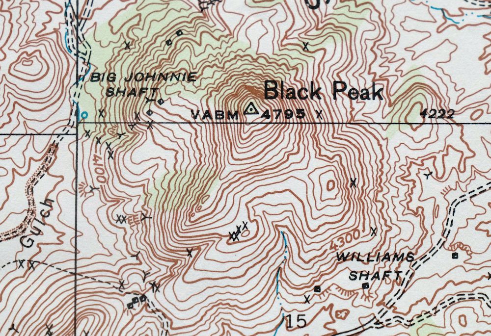 Globe Arizona Miami Claypool USGS Topo Map 1982 Vintage - Image 2