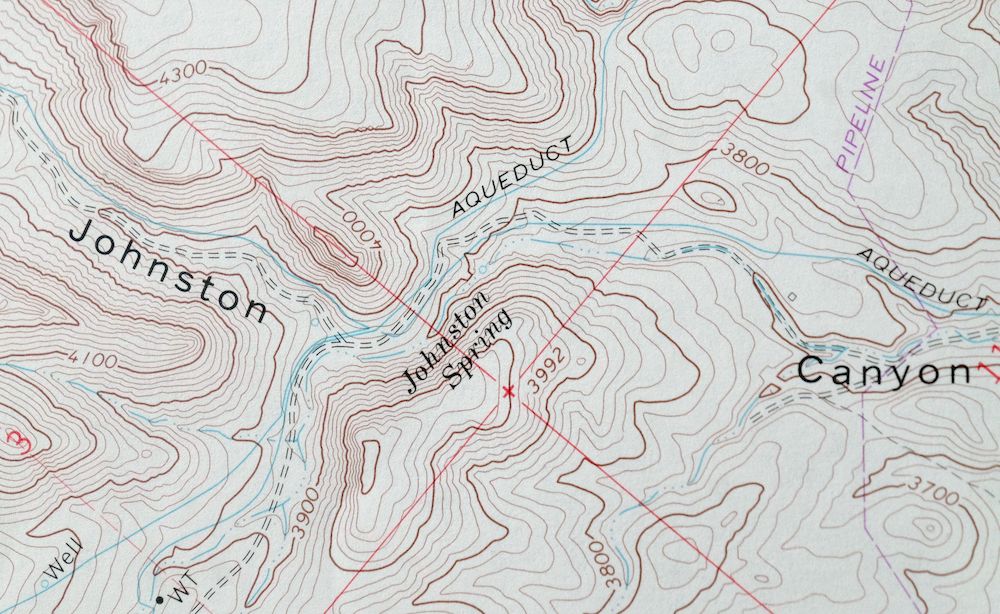 Kingman Arizona Hualapai Mountains Harris USGS Topo Map 1980 - Image 4