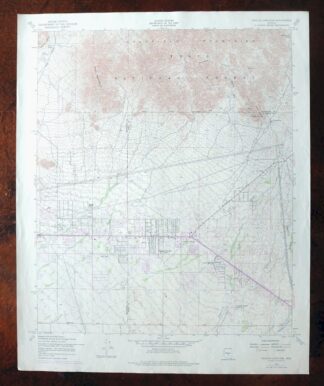 Apache Junction Arizona Tonto NF Mesa USGS Topo Map 1975