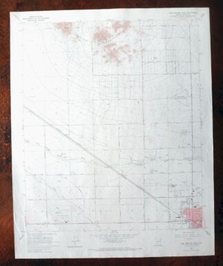 Casa Grande West Arizona USGS 7.5-Min Topo Map 1967 Vintage