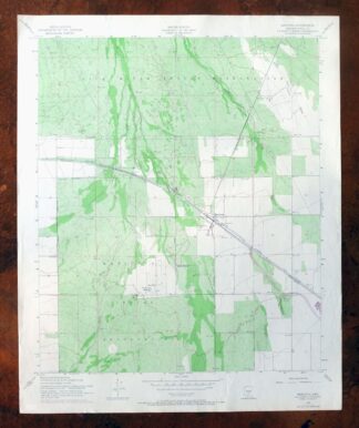 Maricopa Arizona Ak-Chin Rancho El Dorado USGS Topo Map 1968