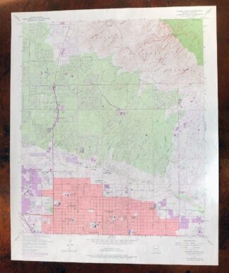 Tucson North Arizona Casas Adobes USGS Topo Map 1977 Vintage