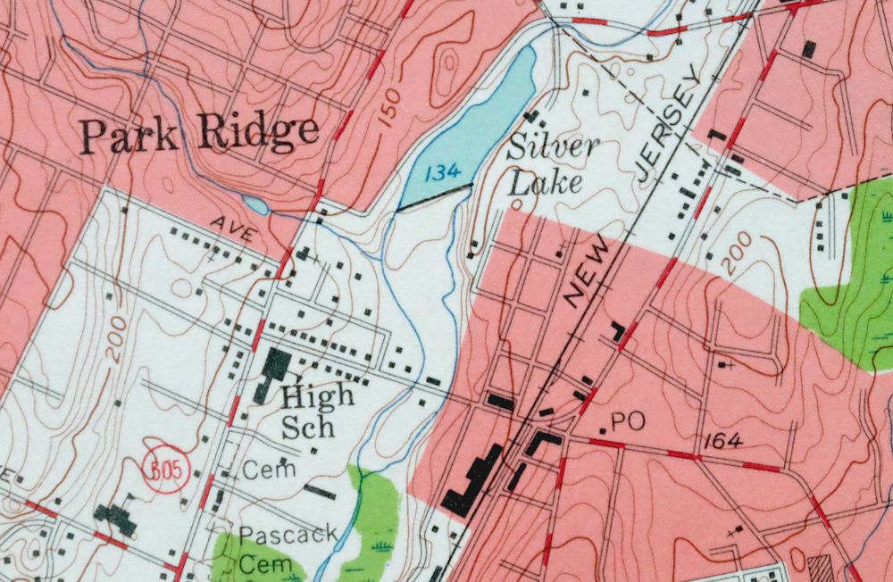 Park Ridge New Jersey New City Ridgewood USGS Topo Map 1963 - Image 3