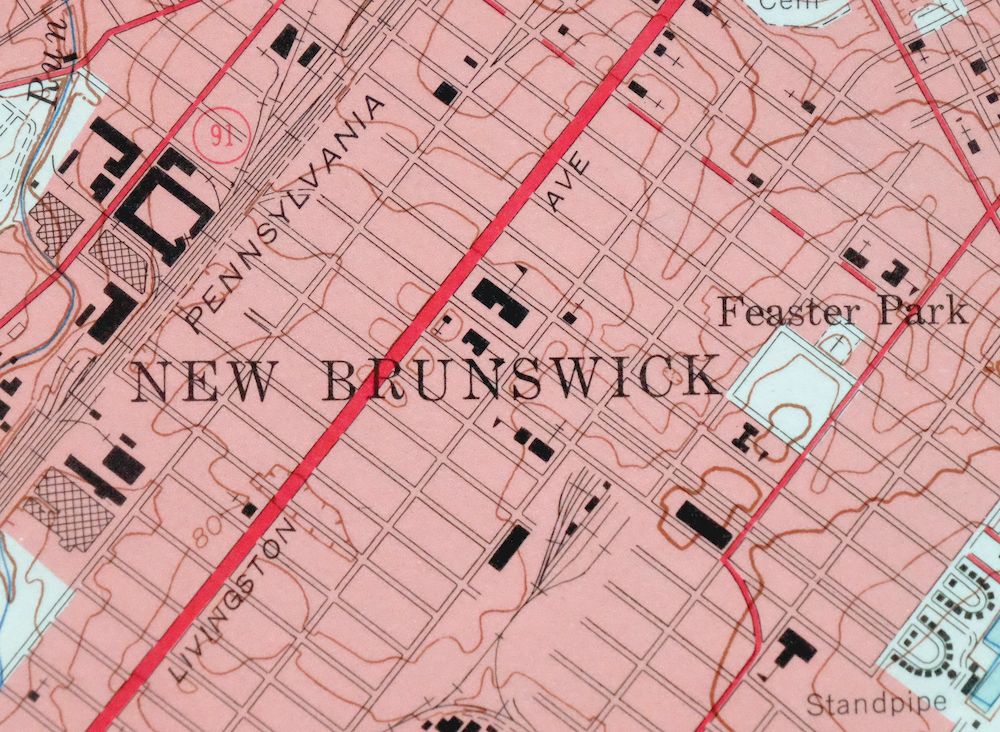 New Brunswick New Jersey Spotswood Edison USGS Topo Map 1965 - Image 7