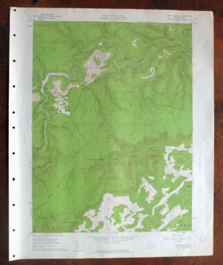 Snow Shoe SE Pennsylvania Orviston USGS Topographic Map 1962