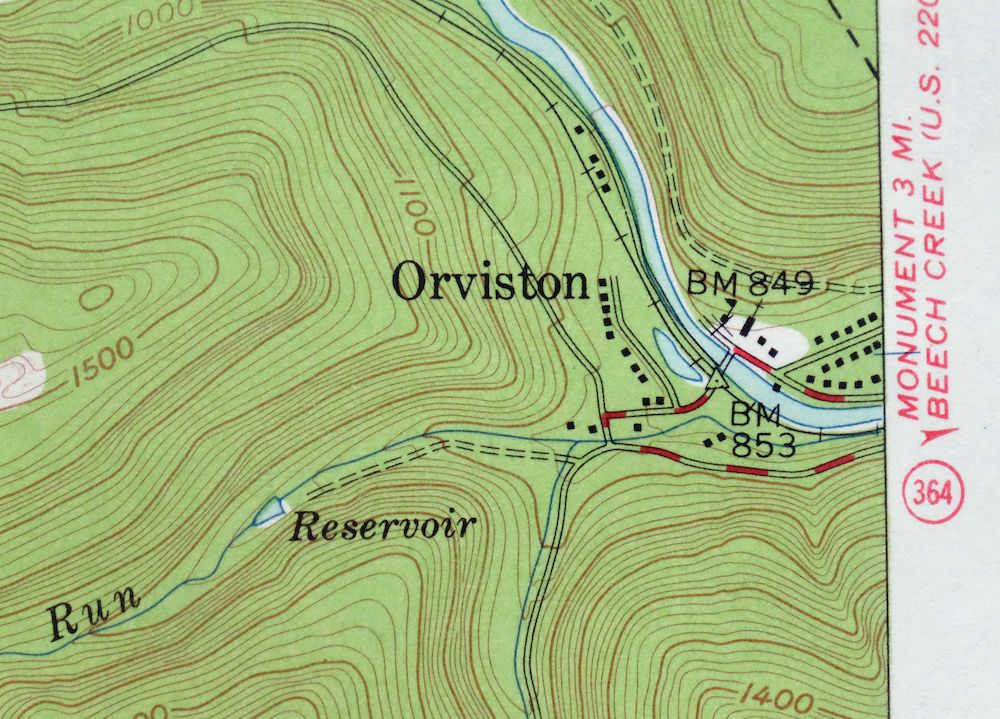 Snow Shoe SE Pennsylvania Orviston USGS Topographic Map 1962 - Image 6