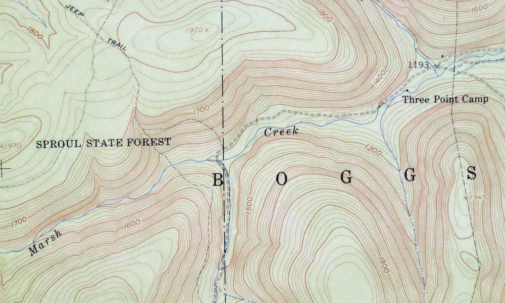 Snow Shoe SE Pennsylvania Orviston USGS Topographic Map 1962 - Image 4