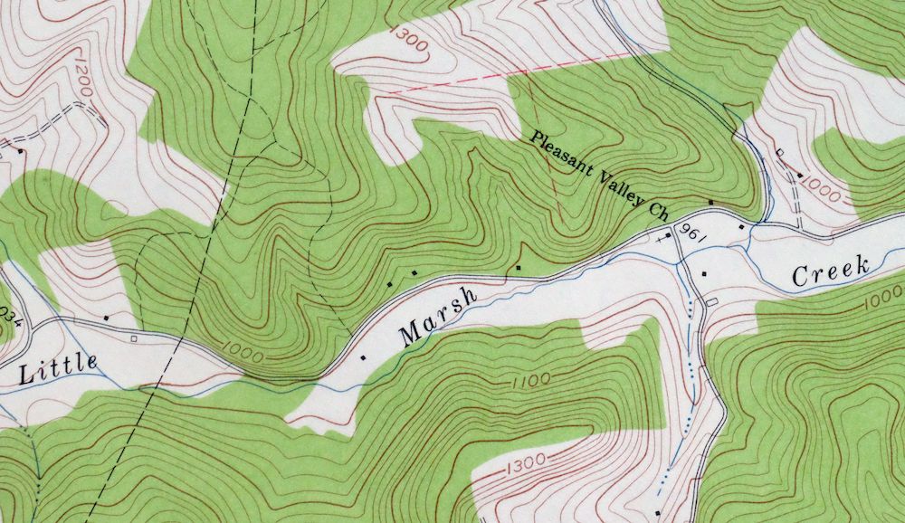 Snow Shoe SE Pennsylvania Orviston USGS Topographic Map 1962 - Image 2