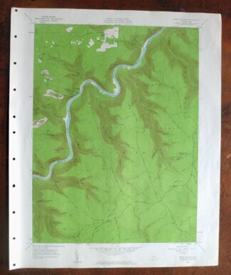 Snow Shoe NW Pennsylvania Sproul SF USGS Topo Map 1962
