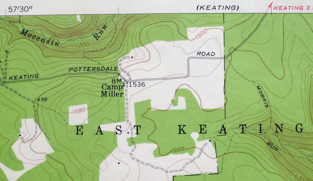 Snow Shoe NW Pennsylvania Sproul SF USGS Topo Map 1962 - Image 4