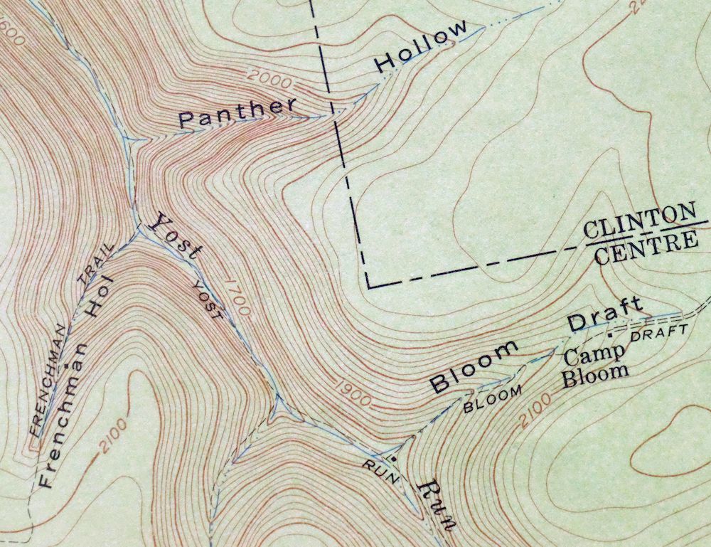 Snow Shoe NW Pennsylvania Sproul SF USGS Topo Map 1962 - Image 5