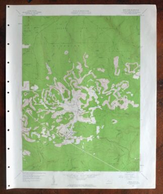 Snow Shoe Pennsylvania Clarence USGS Topo Map 1963 Vintage