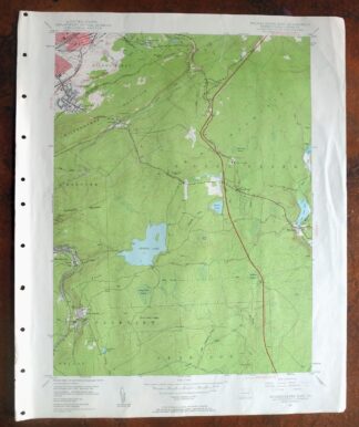 Wilkes-barre East Pennsylvania Laurel Run USGS Topo Map 1959