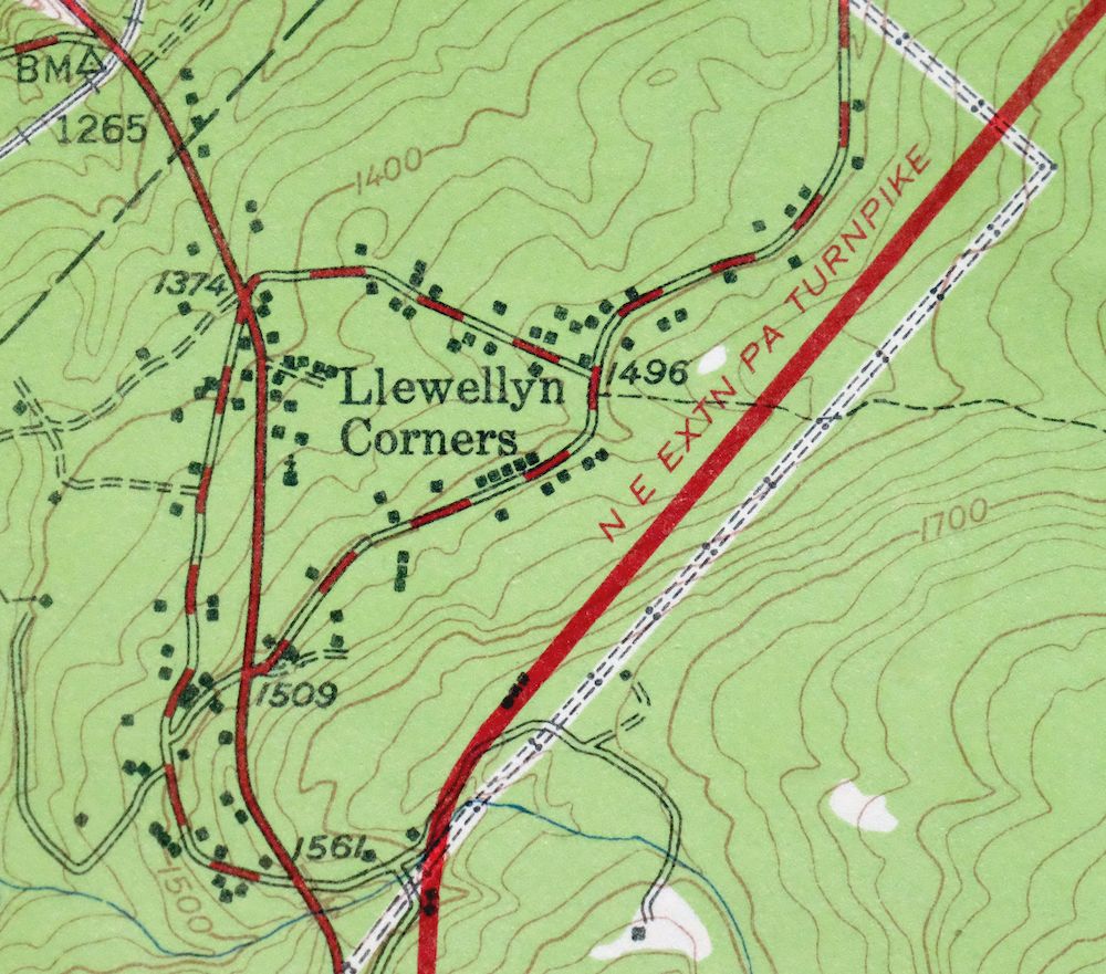 Wilkes-barre East Pennsylvania Laurel Run USGS Topo Map 1959 - Image 5