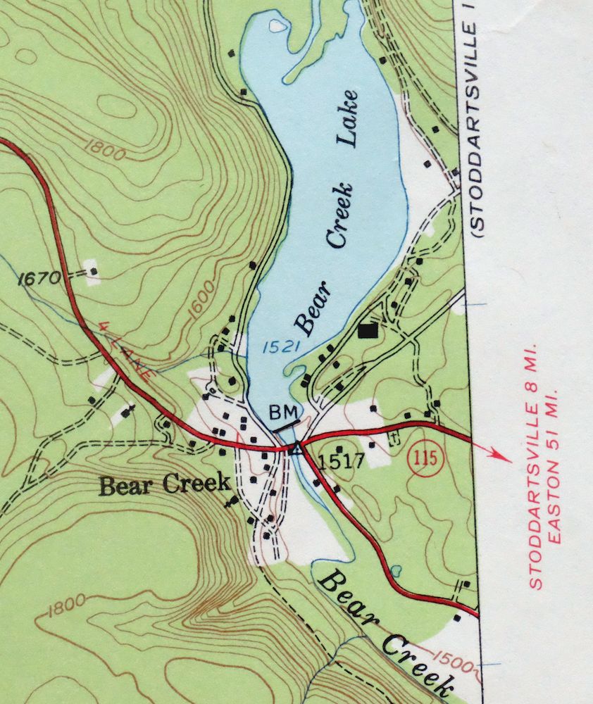 Wilkes-barre East Pennsylvania Laurel Run USGS Topo Map 1959 - Image 4