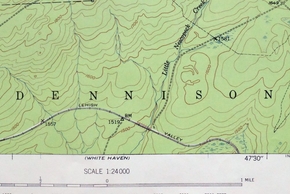 Wilkes-barre East Pennsylvania Laurel Run USGS Topo Map 1959 - Image 3