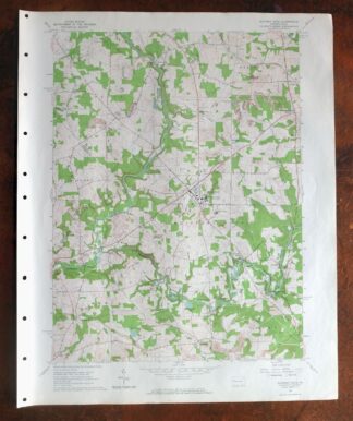Slippery Rock Pennsylvania West Liberty USGS Topo Map 1964