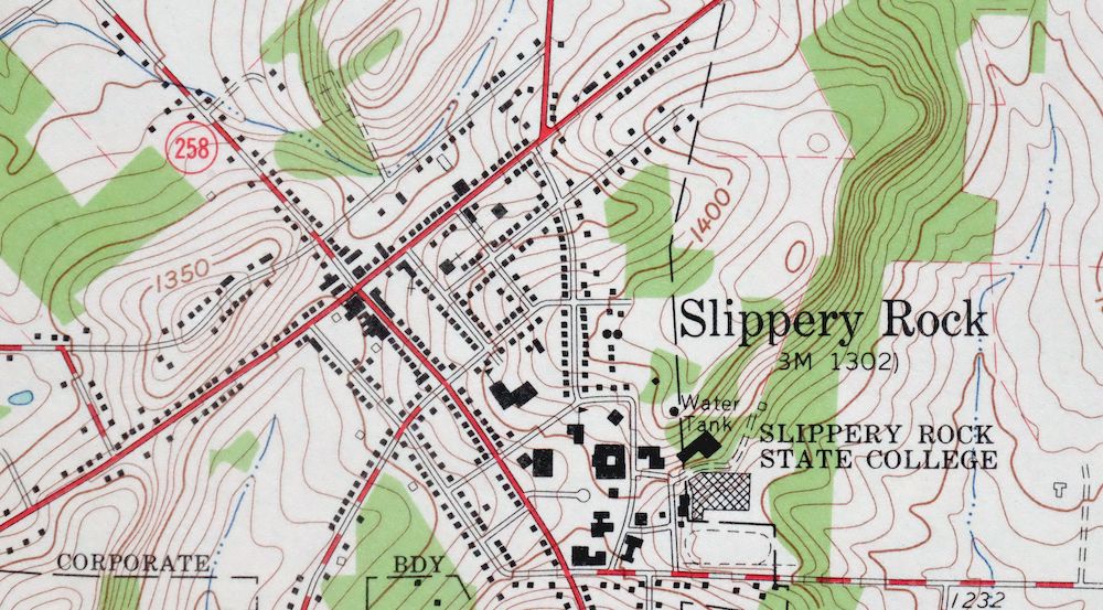 Slippery Rock Pennsylvania West Liberty USGS Topo Map 1964 - Image 6