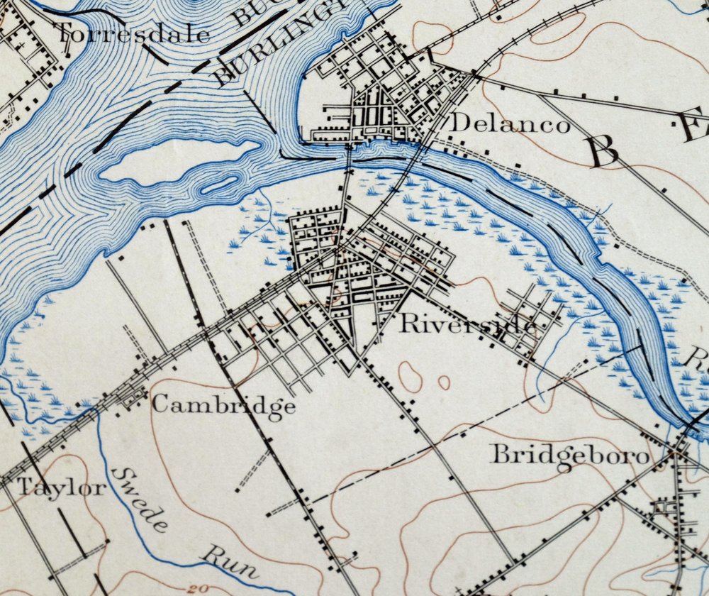 Burlington Pennsylvania Trenton USGS Topographic Map 1958 - Image 3