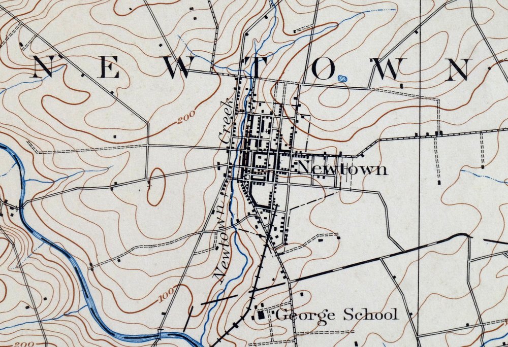 Burlington Pennsylvania Trenton USGS Topographic Map 1958 - Image 5
