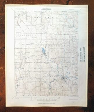 Cambridge Springs Pennsylvania Edinboro USGS Topo Map 1964