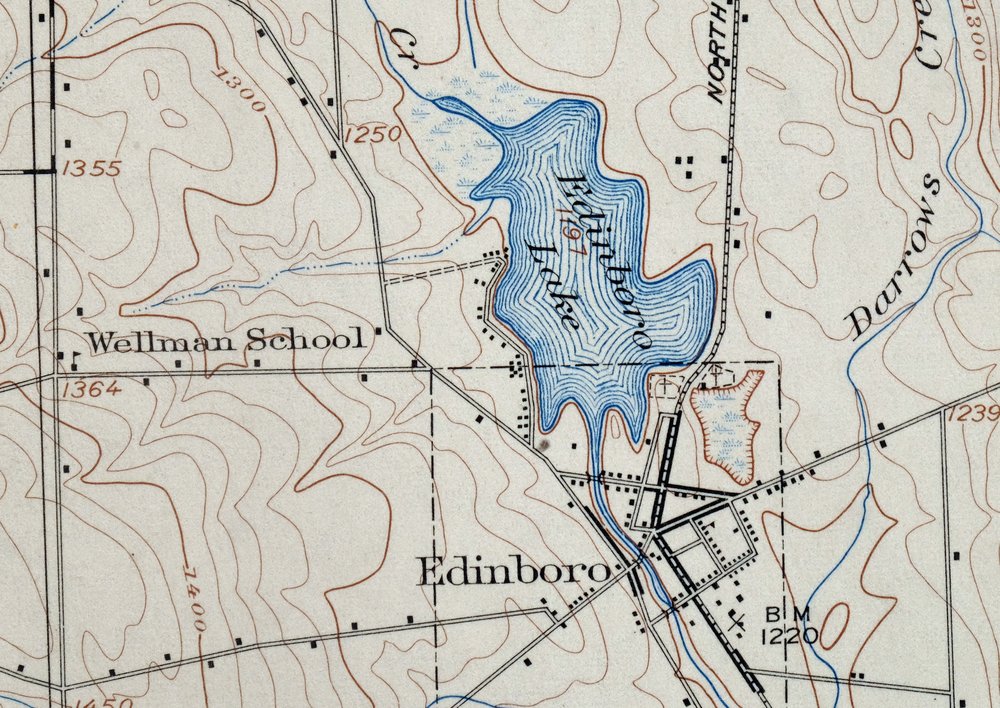 Cambridge Springs Pennsylvania Edinboro USGS Topo Map 1964 - Image 3