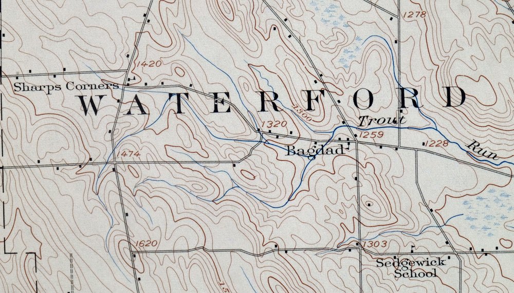 Cambridge Springs Pennsylvania Edinboro USGS Topo Map 1964 - Image 6
