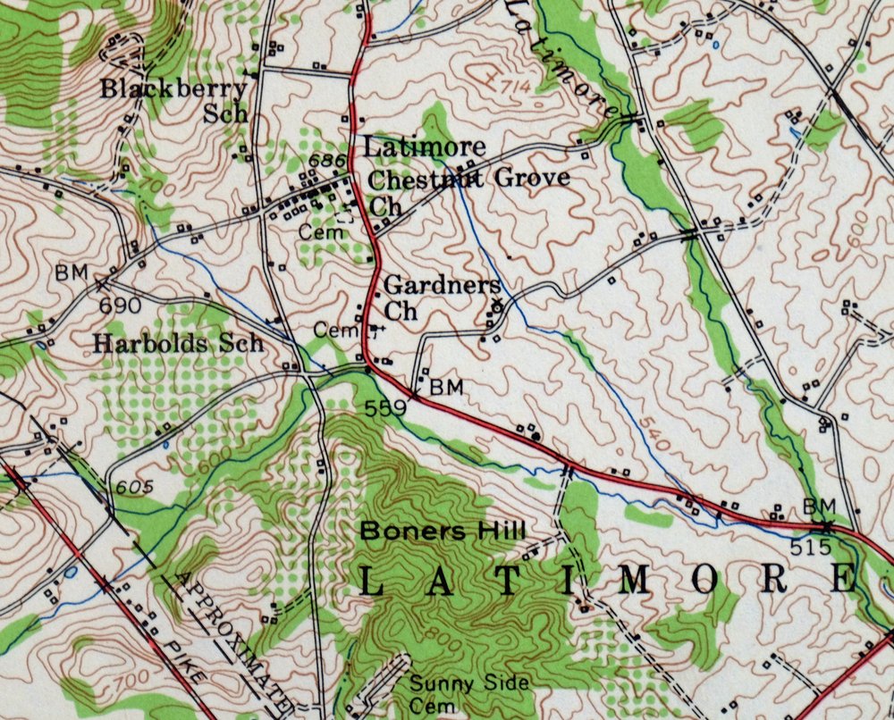 Carlisle Pennsylvania Schlusser USGS Topographic Map 1964 - Image 5